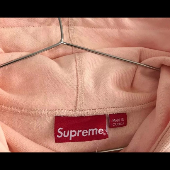 Supreme Box Logo Hoodie- Peach; FW16 - Picture 3 of 5